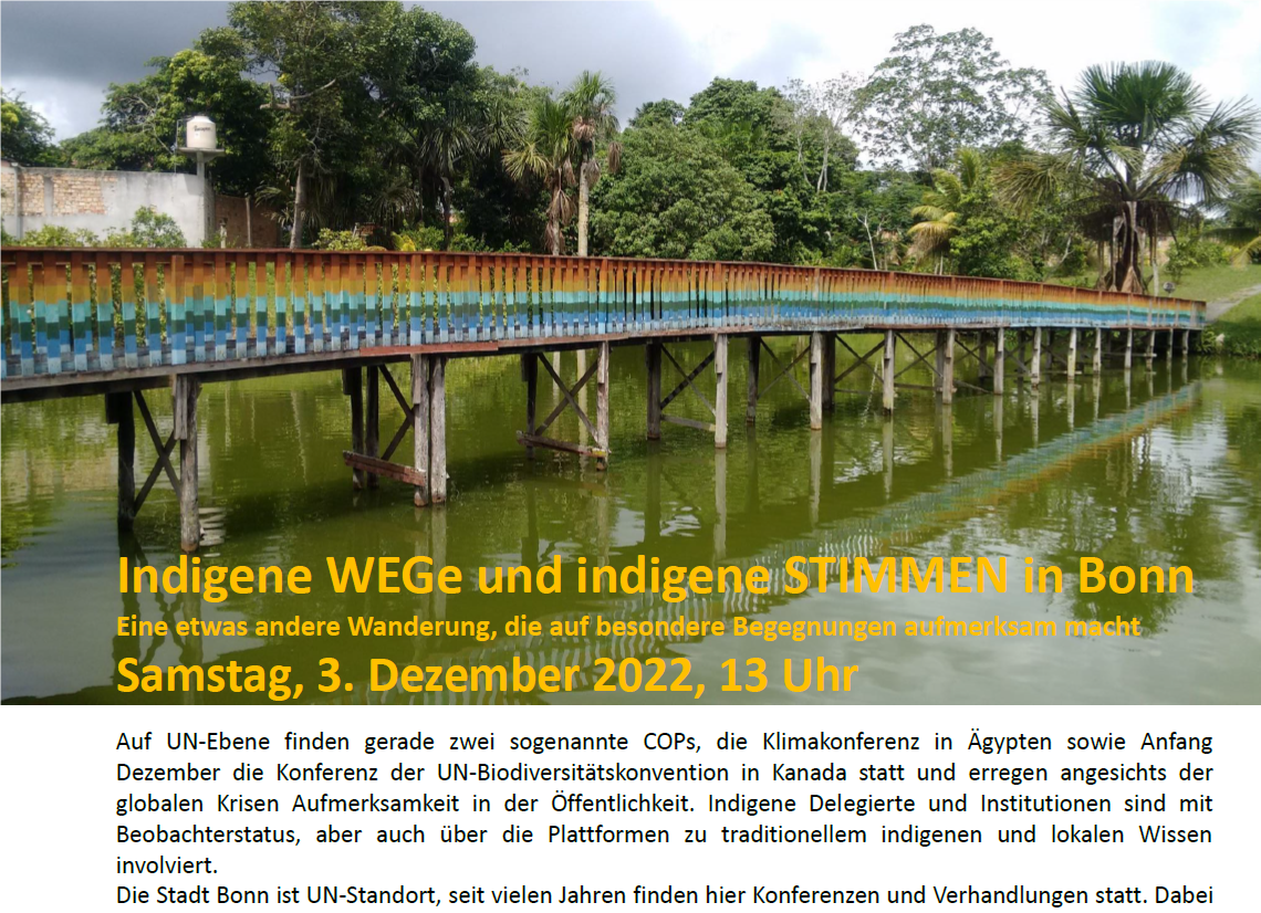 03.12.2022: Indigene Wege und indigene Simmen